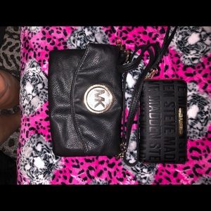Michael kors sidebag/purse and wallet